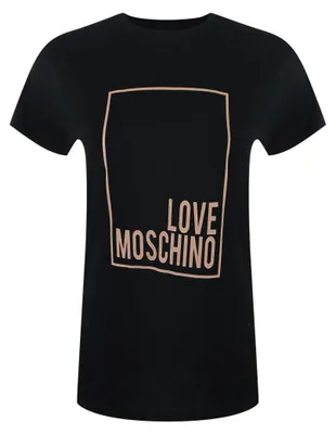 Produktbild von Love Moschino - T-Shirt für Damen SY3913 (L) (Schwarz)