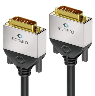 Image de SONERO Câble DVI Premium, 10 m, Dual Link, mâle/mâle (24+1)