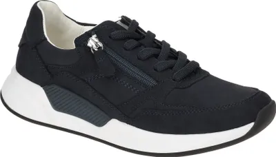Image de Gabor ROLLINGSOFT Chaussures dames - Chaussures basses à lacets sportives bleues Loisirs NEUF