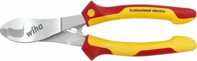 Immagine prodotto di Pinze Wiha per cavi elettrici professionali con molla di apertura attivabile e disattivabile (43660) 180 mm
