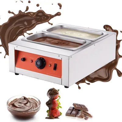 Produktbild von Schokolade - Schokoladenfondue - Schokoladenbrunnen - Elektrischer Schokoladenbrenner - Schokoladenbrenner - Schmelzgefäß