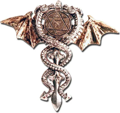 Produktbild von HEILIGES DRACHENAMULETT Anhänger Schmuck 63x64mm