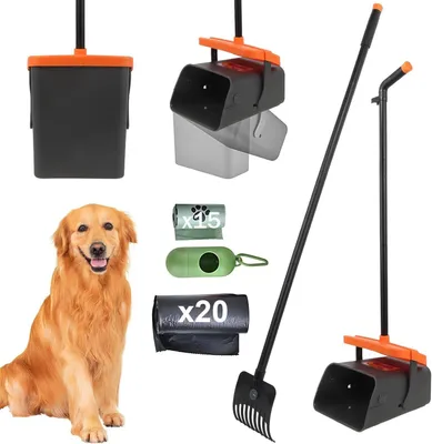 Immagine prodotto di Omgoods - Paletta per raccogliere le feci dei cani, con coperchio