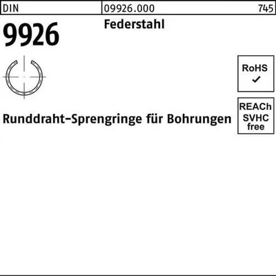 Produktbild von Reyher  Runddraht-Sprengringe DIN 9926 FSt.-Draht 7 (5000 Stück)
