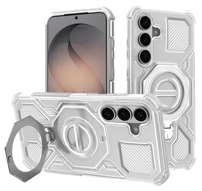 Obrázek produktu pro Techsuit – pouzdro Carbon Shield PRO pro Samsung Galaxy S26 – bílé průhledné