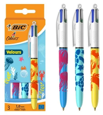 Image de BIC 992579, Stylo à bille rétractable Clip-on, 3 pièce(s)