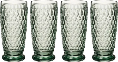 Zdjęcie produktu dla Villeroy & Boch Boston zestaw 4 szklanek do long drinków zielonych 400 ml