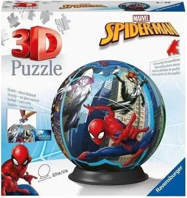 Produktbild von 3D-Puzzleball 72 Teile - Spider-Man