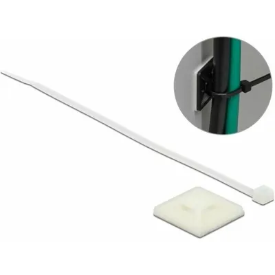 Produktbild von DELOCK Befestigungssockel 30 x 30 mm mit Kabelbinder