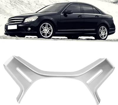 Obrázok produktu pre Strieborný obal volantu z ABS, vhodný pre Mercedes Benz triedy C W204 2011–2013
