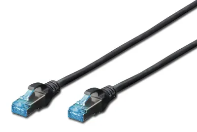 Produktbild von Digitus Patch Cable, SFTP, CAT5E, 5M, black