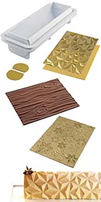 Immagine prodotto di Set di tre stampi in silicone per dessert creativi