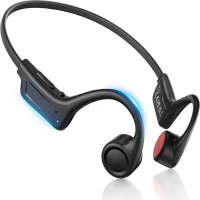 Produktbild von Kinglucky Sportkopfhörer Knochenschall Bluetooth 5.4 X7 offen schwarz IPX4