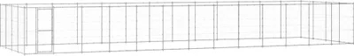 Image de Chenil extérieur Acier galvanisé 53,24 m²