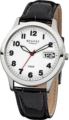 Produktbild von Regent Armbanduhr schwarz F-788 Herren Analog-Quarzuhr URF788