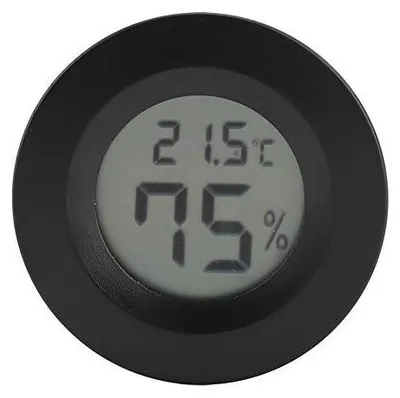 Obrázok produktu pre Miniatúrny digitálny teplomer na vnútorné použitie s LCD displejom a meračom vlhkosti