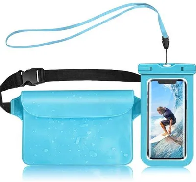 Produktbild von Famanu 2-in-1 wasserdichtes Set - Wasserdichte Tasche mit passender wasserdichter Handyhülle