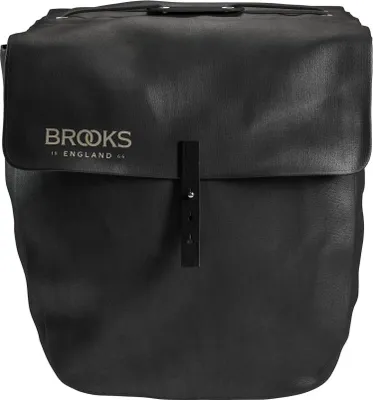 Produktbild von Brooks Brick Lane Pannier, Hinten, Fahrradtasche, Kanvas, Leder, Schwarz, 15 l, Italien