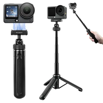 Produktbild von Solidchoice – Magnetischer Selfie-Stativ für Action-Kameras mit 360° Kugelkopf