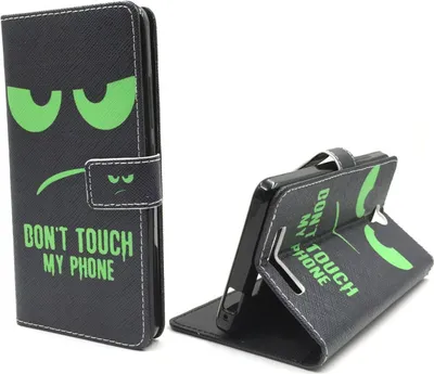 Produktbild von Handyhülle Tasche für Handy Xiaomi Redmi Note 2 Dont Touch Grün