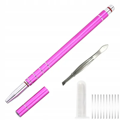 Produktbild von Rasiermesser Rasierstift zum Konturieren von Bart- und Haarstoppeln in Rosa