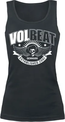 Produktbild von Volbeat Top Damen Skullwing Ribbon schwarz XL