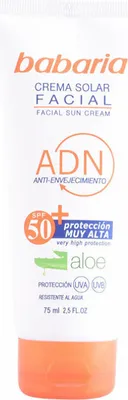 Image de Crème solaire Babaria Spf 50 (75 ml)