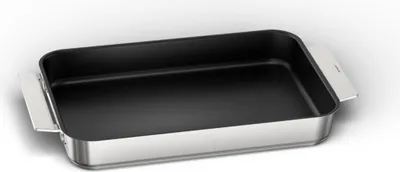 Produktbild von Pro Induction Flex Pfanne HEZ9FF010 (edelstahl/schwarz, groß, 45 x 26cm)