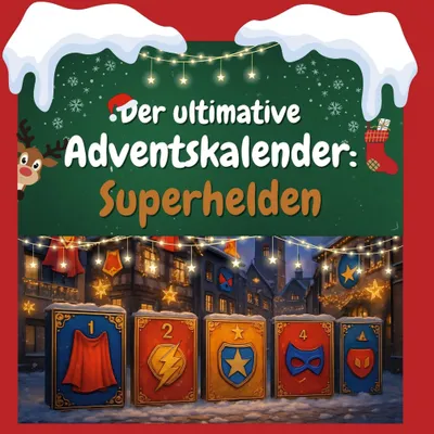 Produktbild von Der ultimative Adventskalender: Superhelden