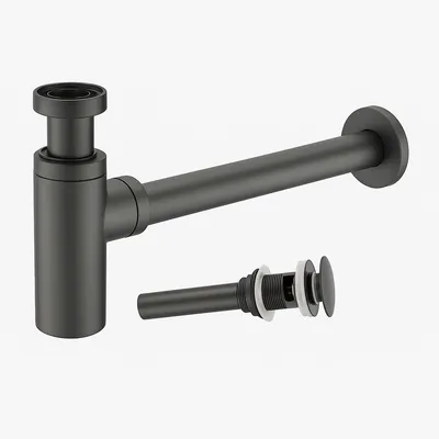 Produktbild von Profielenloods - Flaschensiphon + pop-up - Gun metal
