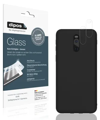 Produktbild von 2x Schutzfolie für Shift Shiftphone 8.1 Kamera - Anti-Shock 9H Folie dipos Glass Kunststoffglas