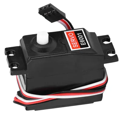 Obrázek produktu pro 6KG E6001 Plastový převodový analogový servomotor pro modely aut HSP 94105, 94106, 94166, měřítko 1/10
