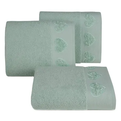 Zdjęcie produktu dla Eurofirany 438816, 70 x 140 cm, Bawełna, Poliester, Miętowy, 1 szt.