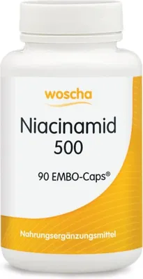 Produktbild von Woscha Niacinamid 500 - 90 Kapseln
