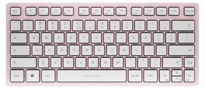 Produktbild von CHERRY KW 7100 MINI BT - Tastatur - kabellos - Bluetooth 5.1 - QWERTY - Europa - Tastenschalter: CHERRY SX - Kirschblüte