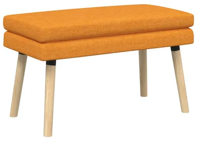 Obrázok produktu pre vidaXL Dvojmiestna lavica, tmavožltá, 80 x 40 x 47 cm, látka
