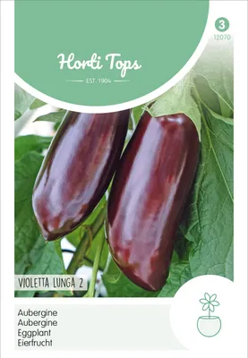 Artikelbild 2 von 'Eierfrucht Violetta Lunga 2' aus der Kategorie Auberginensamen