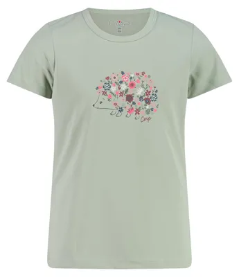 Produktbild von T-Shirt KID G grün Größe 176 aus Piqué-Gewebe geruchshemmend schnelltrocknend