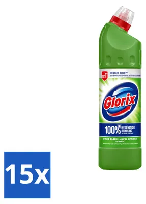 Produktbild von 15 x Glorix Bleiche Dannen - 750 ml - Vorteilspackung - 15 Stücke