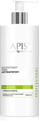 Produktbild von Acne-Stop Apis Reinigendes antibakterielles Tonikum mit grünem Tee 500 ml