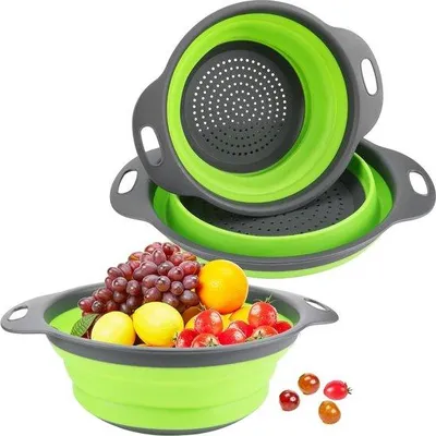 Obrázek produktu pro Kompaktní silikonový filtr s sítkem, zelený