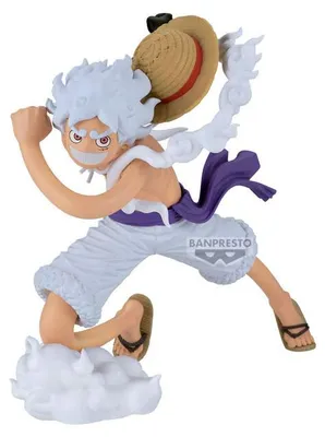 Immagine prodotto di Banpresto, One Piece, Grandista: statuetta di Monkey D. Ruffy, Gear 5, altezza 22 cm