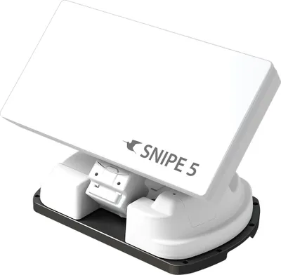 Produktbild von Selfsat Snipe 5 Single Vollautomatische Antenne Satellitenantenne Skew Sat Caravan Camping GPS iOS