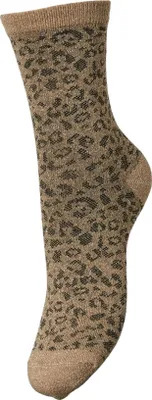 Image de Chaussettes longues à paillettes AOP Pieces Sebby pour femmes