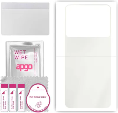 Produktbild von apgo Rückseite Schutzfolie, Matt, kompatibel mit ZTE Nubia Music, Hinten Hydrogel-Displayschutzfolie mit Positionierhilfe, kratzfest, einfache Montage