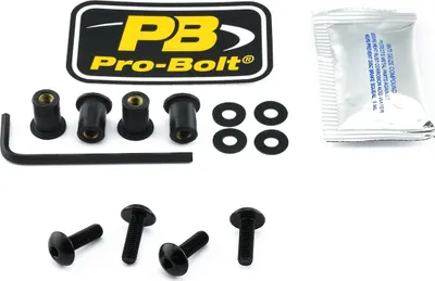 Image de Pro Bolt Scr 4 Sk4bk Vis de pare-brise Noir Noir One Size