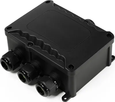 Produktbild von Abzweigdose McPower IP68 - für Außen 1 Ein- und 3 Ausgänge 129x119x56mm