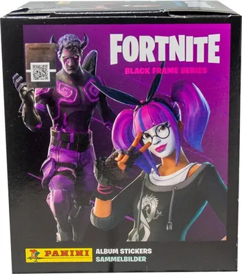 Immagine prodotto di Fortnite 2 - Cornice nera - Adesivi collezionabili - 1 display (50 bustine)