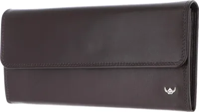 Zdjęcie produktu dla Skórzana portmonetka Golden Head Polo RFID Protect Portmonetka damska 2828 Ciemnobrązowa