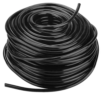 1/4 Zoll Bewässerungsschlauch, 50 m, PVC, für Garten & Hydrokultur